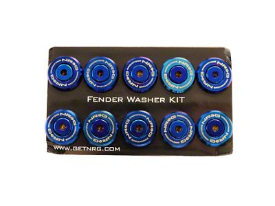 NRG Innovations M-Style Fender Washer Kit TI Series M6 For Plastic - FW-300TT