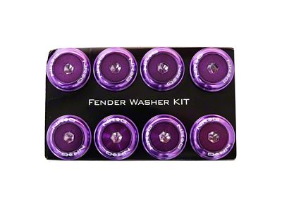 NRG Innovations Fender Washer Kit w/Color Matched M8 Bolt Rivets For - FW-800PP