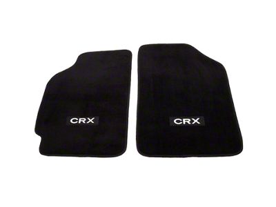 NRG Innovations Floor Mats - 88-91 Honda Civic CRX Logo - FMR-110