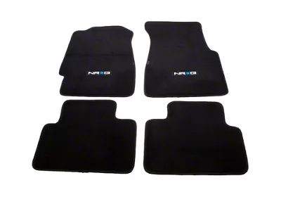 NRG Innovations Floor Mats - 92-95 Honda Civic 2DR Logo - FMR-120