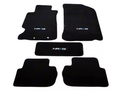 NRG Innovations Floor Mats - 02-06 Acura RSX Logo - FMR-220