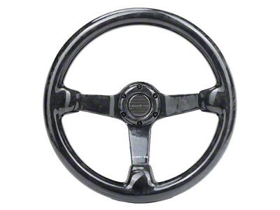 NRG Innovations Forged Carbon Fiber Steering Wheel 350mm / 3in. Deep - ST-036FC
