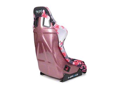 NRG Innovations FRP Bucket Seat PRISMA Japanese Cherry Blossom Edition W/ - FRP-302-SAKURA