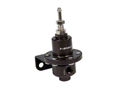 NRG Innovations Fuel Regulator - Black Chrome - FRG-100BC