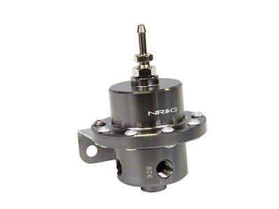 NRG Innovations Double Diaphragm Fuel Regulator - Black Chrome - FRG-200BC