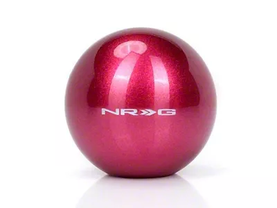 NRG Innovations Fushia Sparkly Painted Titanium Round Shifter Heavy Weight - SK-350FH