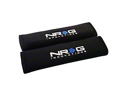 NRG Innovations Seat Belt Pads 2.7in. W x 11in. L Black - SBP-27BK