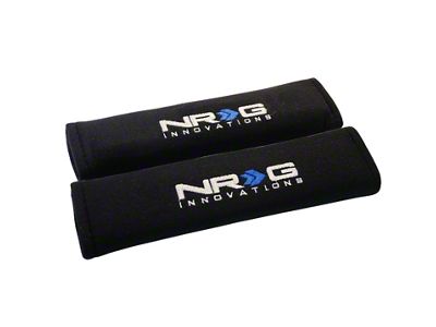 NRG Innovations Seat Belt Pads 2.7in. W x 11in. L Black - SBP-27BK
