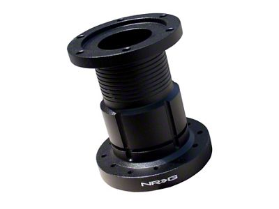 NRG Innovations Steering Wheel Hub Extension 4in. Spacer - Black - SRK-4SPBK