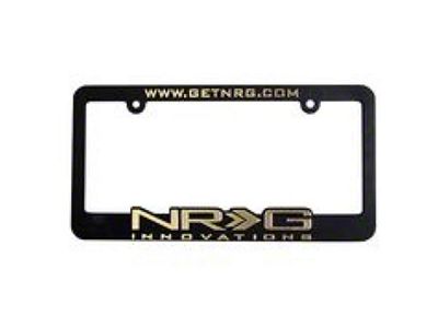 NRG Innovations License Plate Frame - Gold - LPF-101