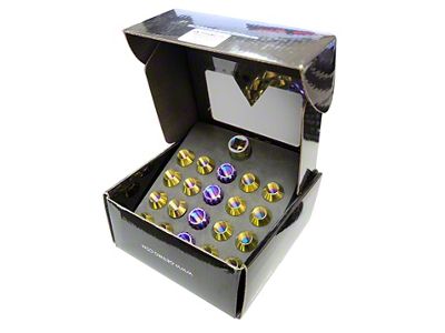 NRG Innovations 200 Series M12 X 1.5 Titanium Lug Nut Set - LN-T200MC-21