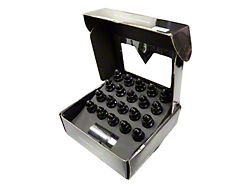 NRG Innovations 500 Series M12 X 1.5 Bullet Shape Steel Lug - LN-LS500BK-21