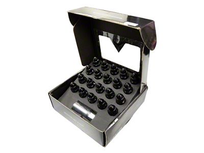 NRG Innovations 500 Series M12 X 1.5 Bullet Shape Steel Lug - LN-LS500BK-21