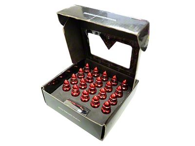 NRG Innovations 500 Series M12 X 1.5 Bullet Shape Steel Lug - LN-LS500RD-21