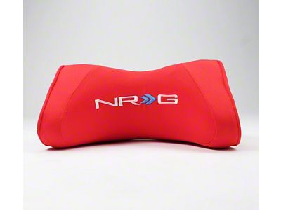 NRG Innovations Memory Foam Neck Pillow For Any Seats- Red - SA-001RD