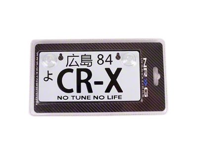 NRG Innovations Mini JDM Style Aluminum License Plate Suction-Cup Fit/Universal - MP-001-CRX