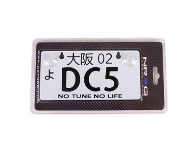 NRG Innovations Mini JDM Style Aluminum License Plate Suction-Cup Fit/Universal - MP-001-DC5