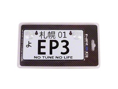 NRG Innovations Mini JDM Style Aluminum License Plate Suction-Cup Fit/Universal - MP-001-EP3