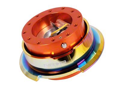 NRG Innovations Quick Release Gen 2.8 - Orange Body / Neochrome - SRK-280OR-MC