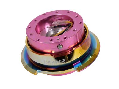 NRG Innovations Quick Release Gen 2.8 - Pink Body / Neochrome - SRK-280PK-MC