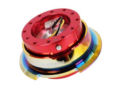 NRG Innovations Quick Release Gen 2.8 - Red Body / Neochrome - SRK-280RD-MC
