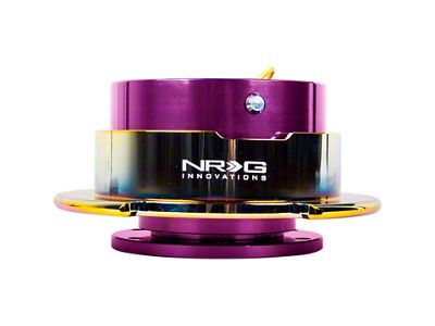 NRG Innovations Quick Release Gen 2.5 - Purple Body / Neochrome - SRK-250PP/MC
