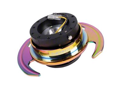 NRG Innovations Quick Release Kit Gen 3.0 - Neochrome - SRK-650BK-MC