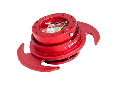 NRG Innovations Quick Release Kit Gen 3.0 - Red Metal Body - SRK-650RD