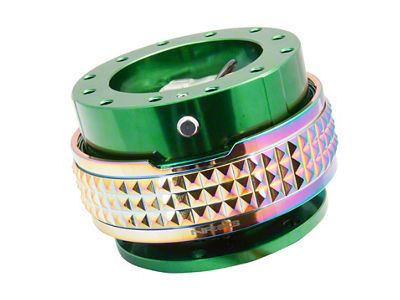 NRG Innovations Quick Release Kit - Pyramid Edition - Green Body - SRK-210GN/MC