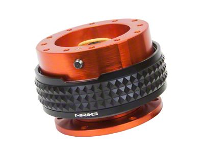 NRG Innovations Quick Release Kit - Pyramid Edition - Orange Body - SRK-210OR/BK