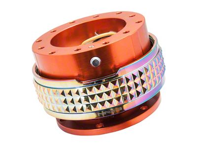 NRG Innovations Quick Release Kit - Pyramid Edition - Orange Body - SRK-210OR/MC
