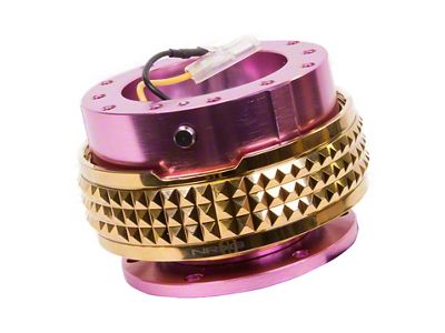 NRG Innovations Quick Release Kit - Pyramid Edition - Pink Body - SRK-210PK/CG