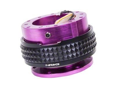 NRG Innovations Quick Release Kit - Pyramid Edition - Purple Body - SRK-210PP/BK