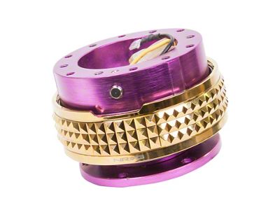 NRG Innovations Quick Release Kit - Pyramid Edition - Purple Body - SRK-210PP/CG