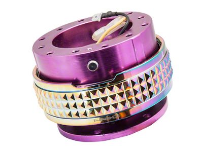 NRG Innovations Quick Release Kit - Pyramid Edition - Purple Body - SRK-210PP/MC
