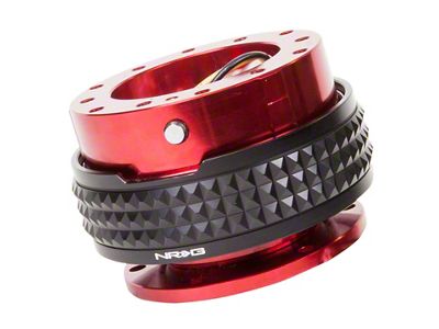 NRG Innovations Quick Release Kit - Pyramid Edition - Red Body - SRK-210RD/BK