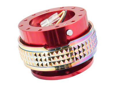 NRG Innovations Quick Release Kit - Pyramid Edition - Red Body - SRK-210RD/MC
