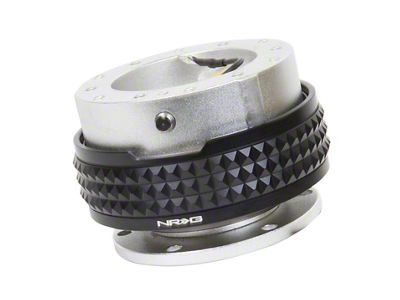 NRG Innovations Quick Release Kit - Pyramid Edition - Silver Body - SRK-210SL/BK