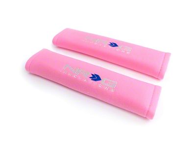 NRG Innovations Seat Belt Pads 2.7in Wide X 11in - Pink - SBP-27PK