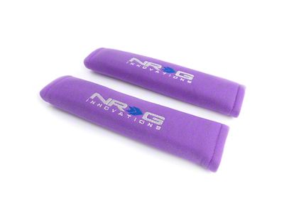 NRG Innovations Seat Belt Pads 2.7in Wide X 11in - Purple 2 - SBP-27PP