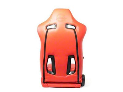 NRG Innovations Reclinable Sport Seats Pair The Arrow Red Vinyl w/ - RSC-810RD L/R