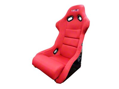 NRG Innovations FRP Bucket Seat Red Cloth - Large - FRP-300RD