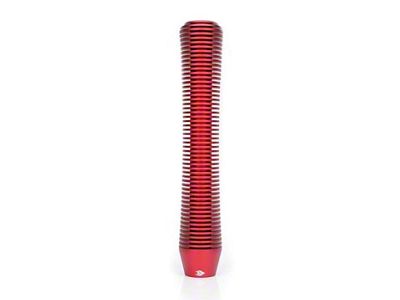 NRG Innovations Shift Knob Heat Sink Curved Long Red - SK-710RD