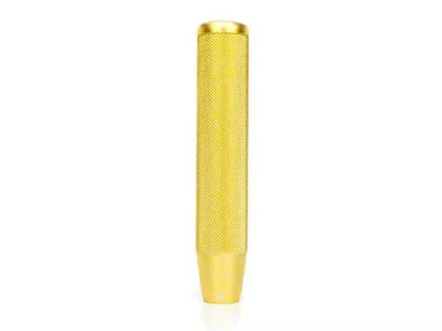 NRG Innovations Shift Knob Knurl Hidden Gem Long Gold - SK-810GD