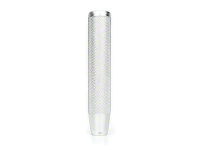 NRG Innovations Shift Knob Knurl Hidden Gem Long Silver - SK-810SL