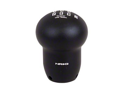 NRG Innovations Universal Super Low Down Shift Knob - Black 6 - SK-141BK