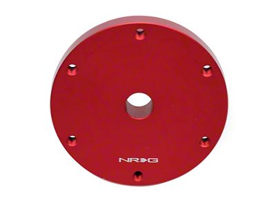 NRG Innovations Short Hub Thrustmaster - Red - SRK-TMH-RD