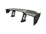 NRG Innovations Carbon Fiber Spoiler - Universal 59in. Logo Large - CARB-A590