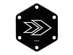 NRG Innovations Engraved Arrow Horn Delete Button - White - STR-620WT
