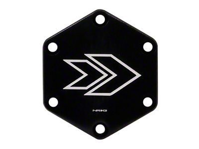 NRG Innovations Engraved Arrow Horn Delete Button - White - STR-620WT
